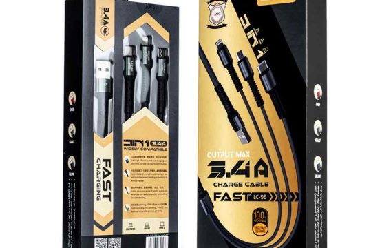 كيبل شحن 3 في 1 من لدنيو LC-93