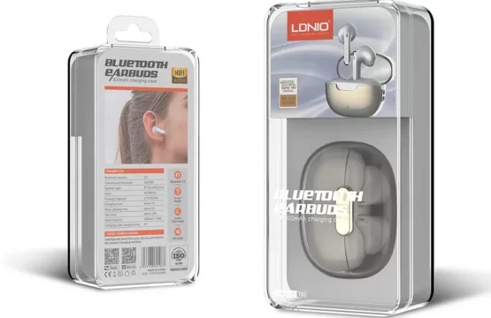سماعة ايربودز بلوتوث 5.3 – جودة صوت عالية، شحن سريع LDNIO T03 – USB-C