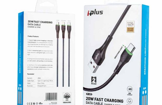 كيبل قماش 2متر (مايكرو) L125 IPLUS