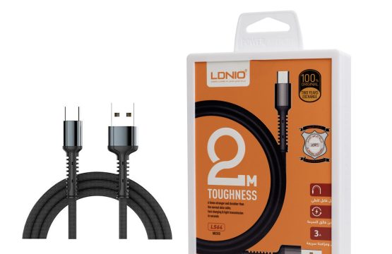 كابل شحن تايب سي من ماركة LDNIO بطول 2 متر
