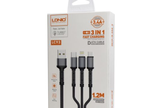 كابل الشحن 3في LDNIO LC93– 1
