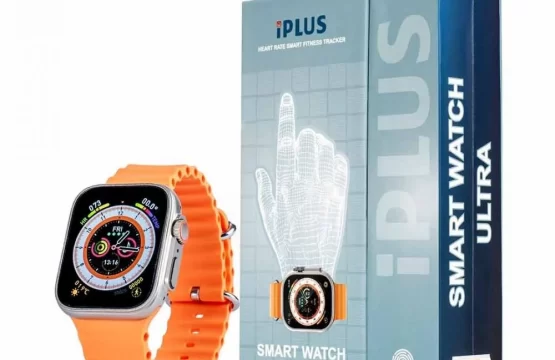 ساعة الترا الذكية – تصميم أنيق، مقاومة للماء، دعم سيري والطقس، ضمان سنتين