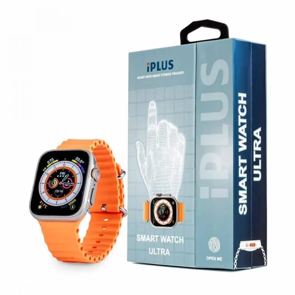 ساعة ذكية iPLUS Ultra - شاشة كاملة 1.91 إنش